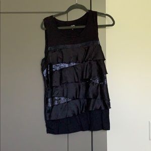 Sparkly sleeveless top